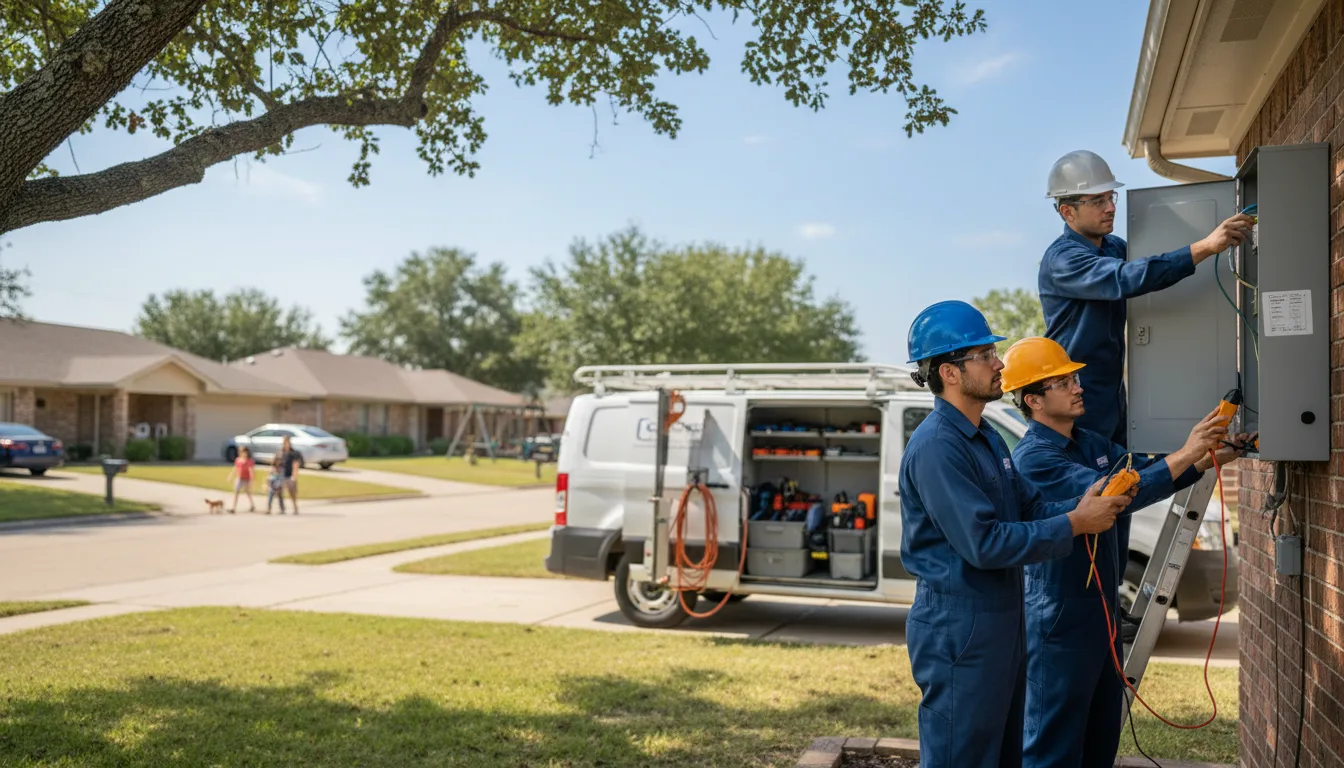 Certified electrician providing emergency electrical services in Royal Center, IN